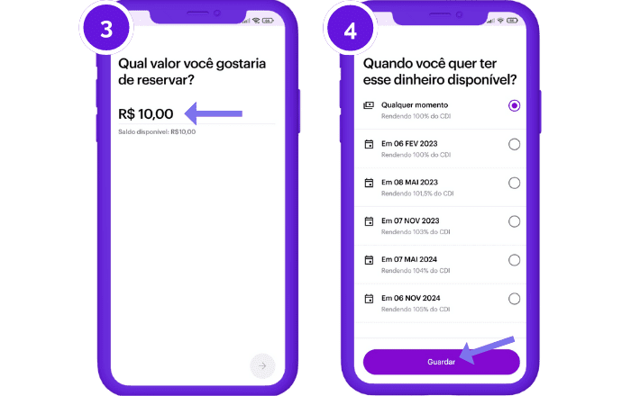 guardar dinheiro no nubank exemplo 2